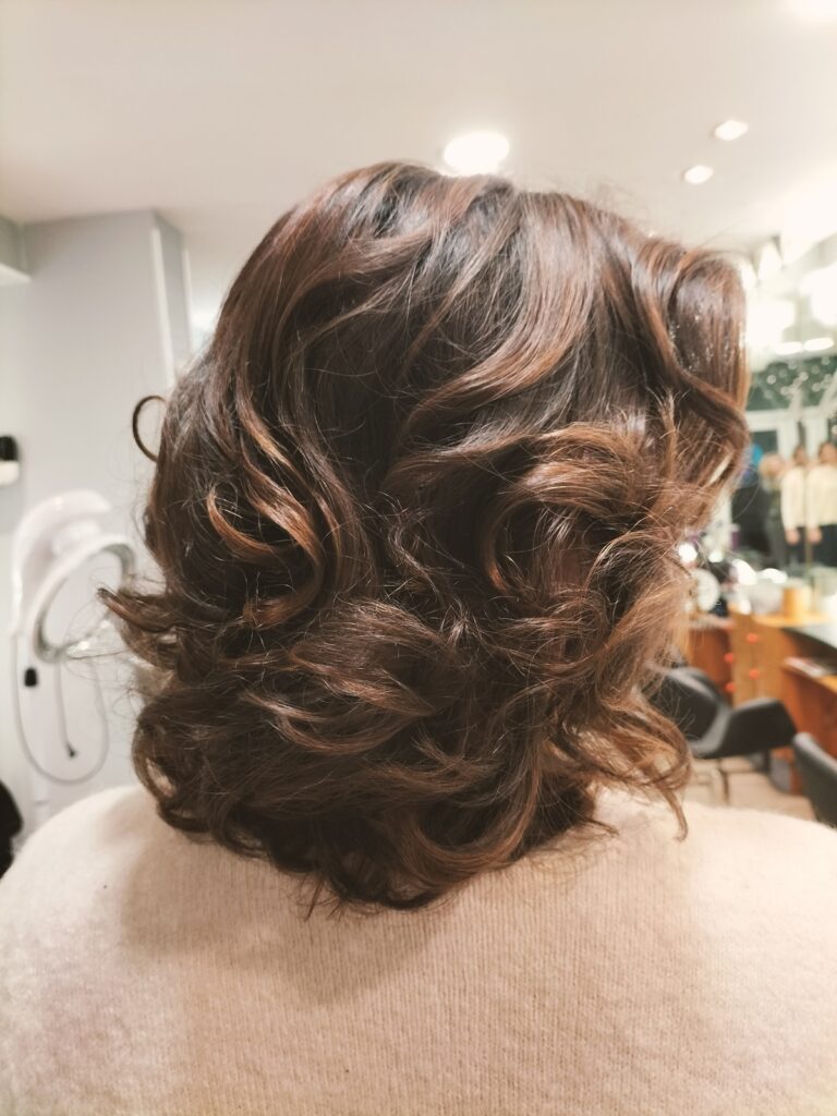 Ombré marron doré