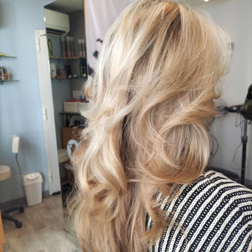 Ombré air blond doré clair