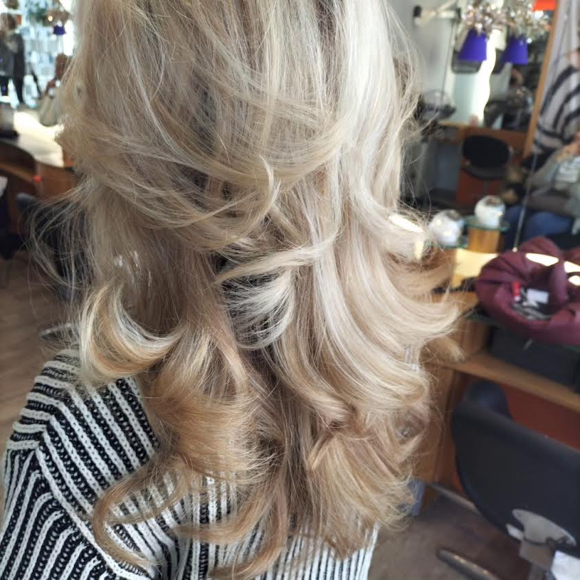 Ombré air blond doré clair